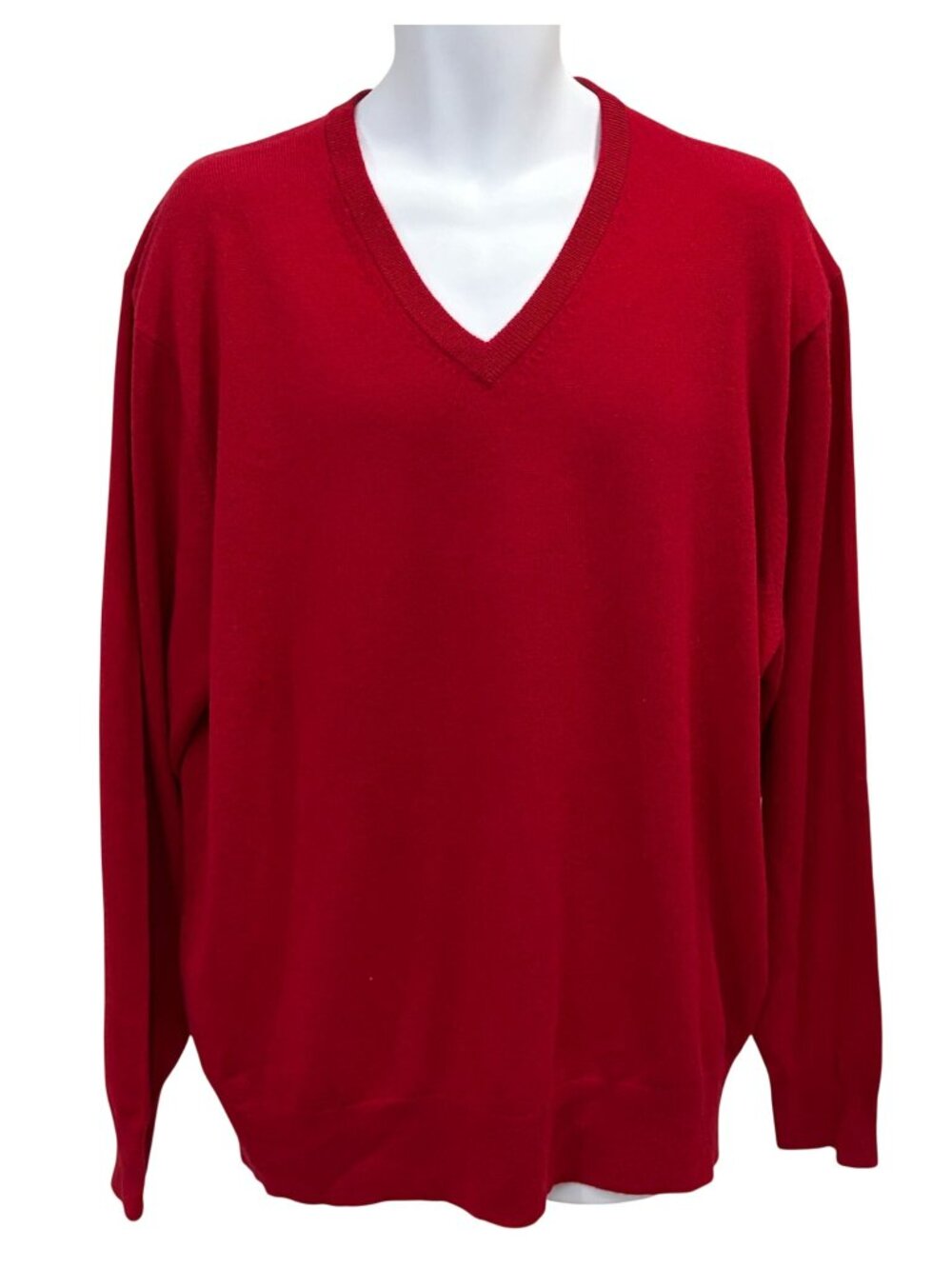 Daniel Cremieux Signature Cashmere Sweater Mens XXL Lightweight V Neck Casual